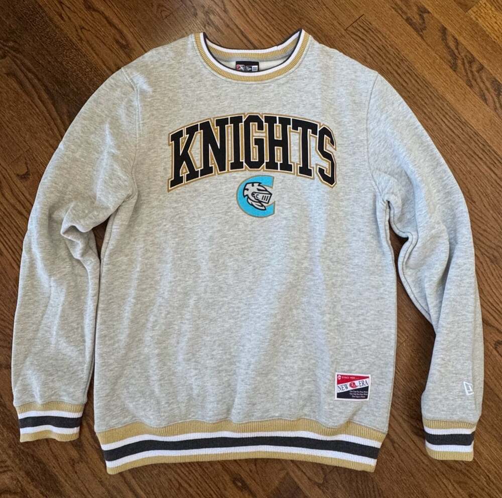 New Era MiLB Knights Sweatshirt Size M Grey